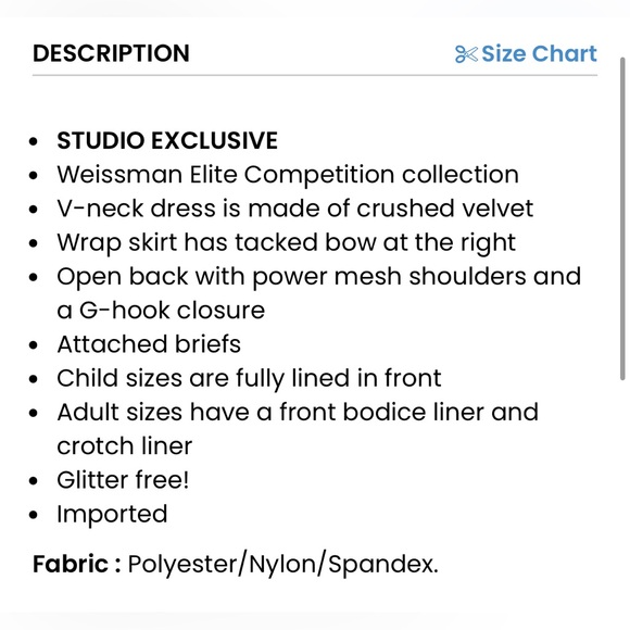 Weissman Velvet Wrap Dress Lyrical Dance Leotard with open back light pink NEW - Picture 9 of 11